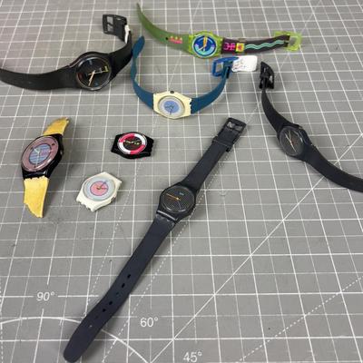 Lot of Swatch Watches 