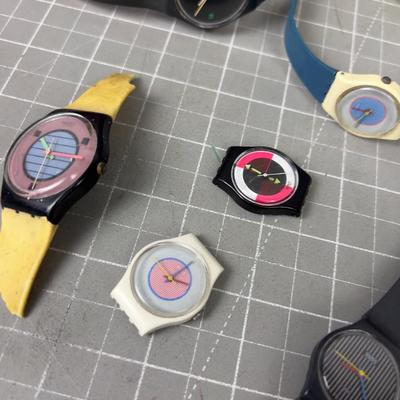 Lot of Swatch Watches 