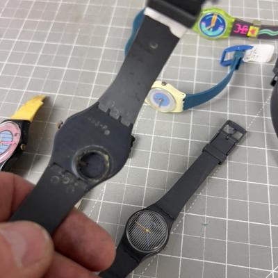 Lot of Swatch Watches 
