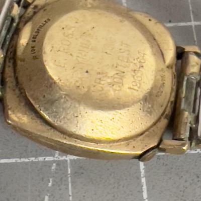 2 Hamilton 10K Gold Filled Wrist Watches