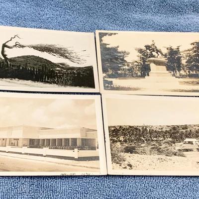 Rare 1950s Real Photo Postcards - Aruba Scenes