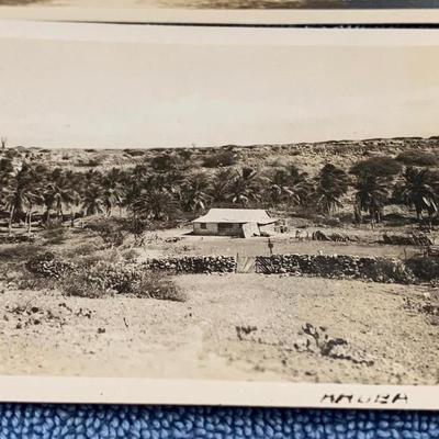 Rare 1950s Real Photo Postcards - Aruba Scenes