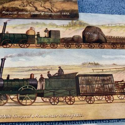 Tuck’s Early European Transportation Postcard Lot Clean Unsent