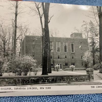 Four Rare Skidmore College Saratoga Springs New York Real Photo Postcards
