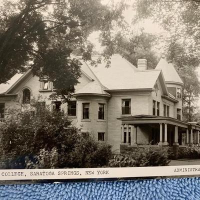 Four Rare Skidmore College Saratoga Springs New York Real Photo Postcards
