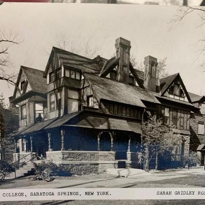 Four Rare Skidmore College Saratoga Springs New York Real Photo Postcards