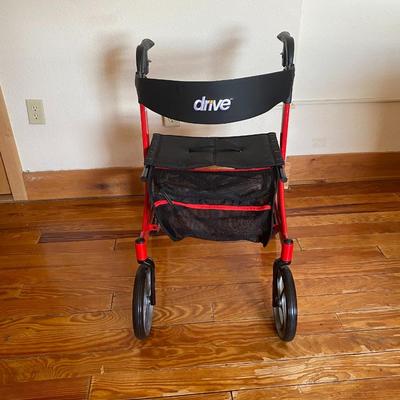 Deluxe Walker: Easy to fold up and put away or open!