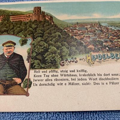EIGHT Vintage Postcards - Heidelberg Germany - Clean / Unsent
