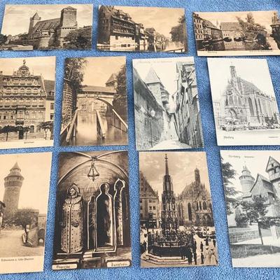 Vintage Postcards Lot - Nurnberg, Germany - Clean / Unsent