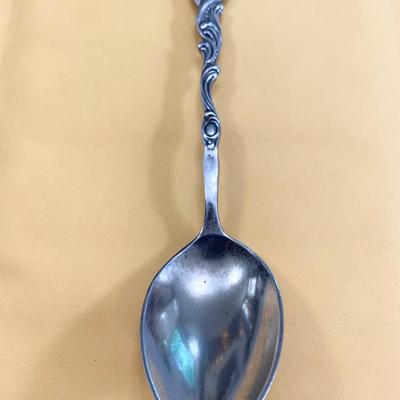 Greenleaf & Crosby Sterling Silver Florida Travel Spoon W/ Alligator