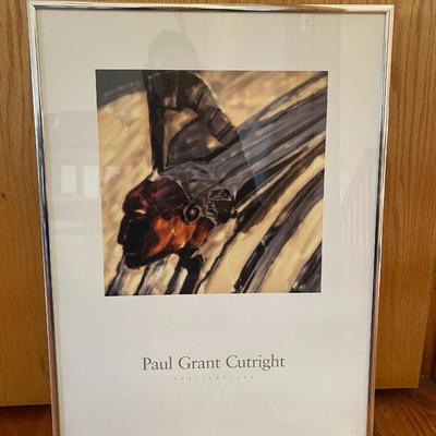 Lot of 4 Framed Posters by Photographer Paul Grant Cutright