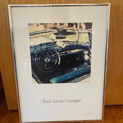 Lot of 4 Framed Posters by Photographer Paul Grant Cutright