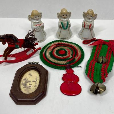 Very Vintage Christmas Decor Lot