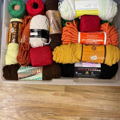 Tote of Yarn