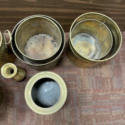 Brass containers