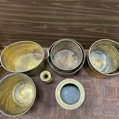 Brass containers