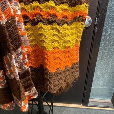 2 vintage afghans