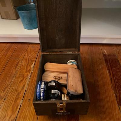 Take a step back in time with a shoe shine kit, boot jack and shoe organizer!
