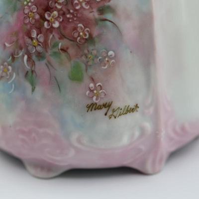 Signed & Hand-Painted Tea Pot by Mary Gilbert
