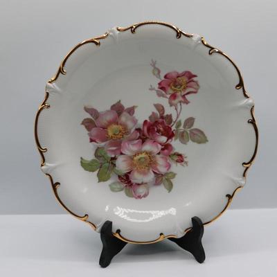 Vintage Bavaria Schumann Arzberg Germany Wild Rose Plate