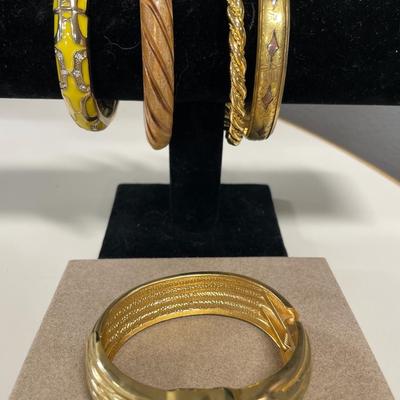 Gold bracelets and more