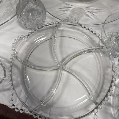 Assortment of glassware