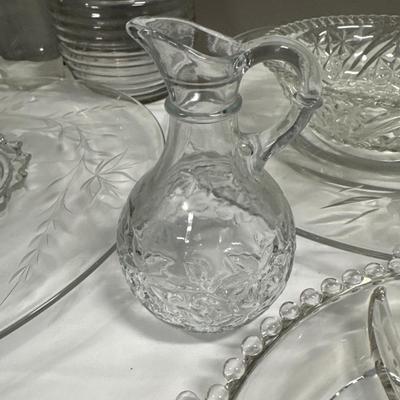 Assortment of glassware
