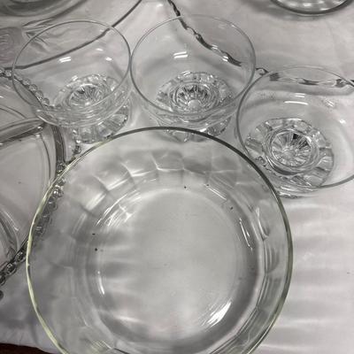 Assortment of glassware