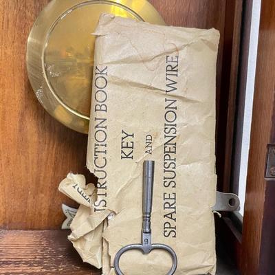 Vintage Wood Pendulum Wall Clock