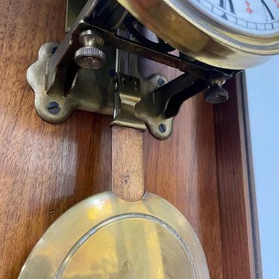 Vintage Wood Pendulum Wall Clock
