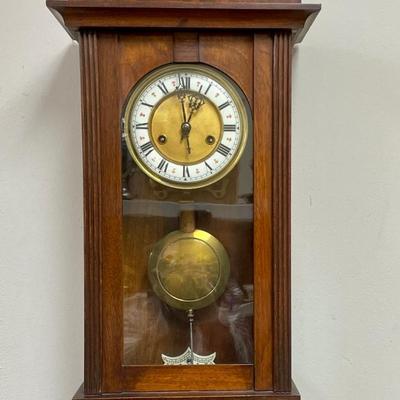 Vintage Wood Pendulum Wall Clock