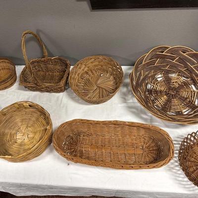 Assortment of baskets