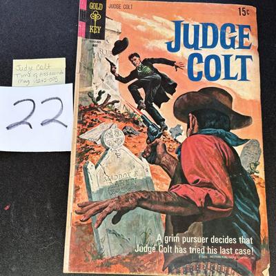 Vintage Judge Colt Comic Book