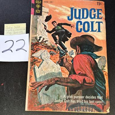 Vintage Judge Colt Comic Book
