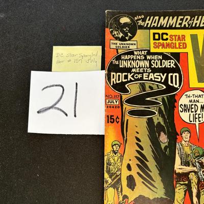 Vintage DC Star Spangled War Comic Book