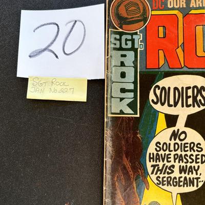 Vintage Sgt. Rock Comic Book