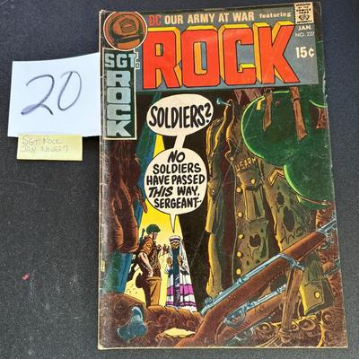 Vintage Sgt. Rock Comic Book