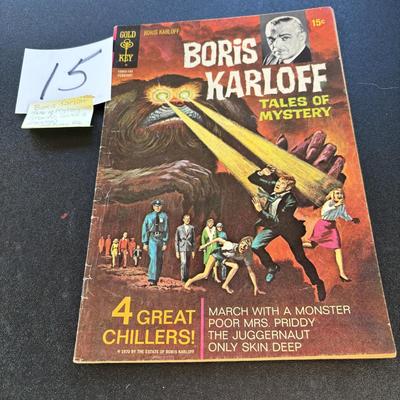 Vintage Boris Karloff Tales of Mystery Comic Book