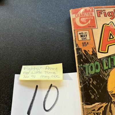 Vintage Fightin Army Comic Book