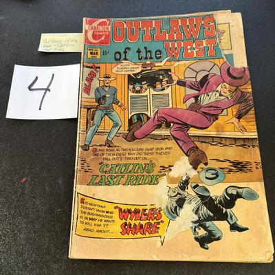 Vintage Outlaws of the West Comic Book