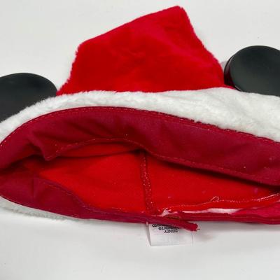 Mickey Mouse Santa Hat Ears Disney Store Christmas
