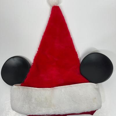 Mickey Mouse Santa Hat Ears Disney Store Christmas