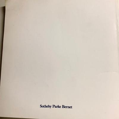 Southey’s 1980 Auction Catalog Contemporary Paintings Drawings & Sculptures