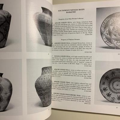 Sotheby’s Auction Catalog SW American Indian Pottery Textiles Baskets Jewelry