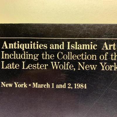 Islamic Art & Antiquities Lester Wolfe Collection Greek Roman Etruscsn Byzantine Egyptian Coptic Western Asiatic Sothebys 1981...