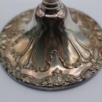 Pair of Gorham Silverplate Console Candleholders