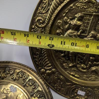 Vintage Brass Embossed Wall Hangings