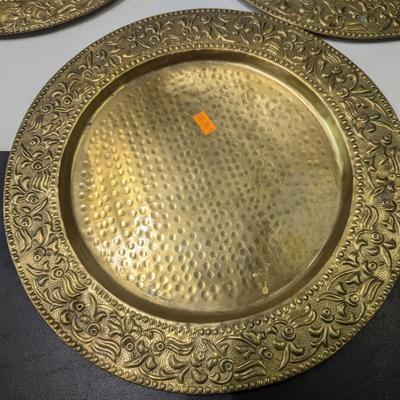 Brass Cake Plates