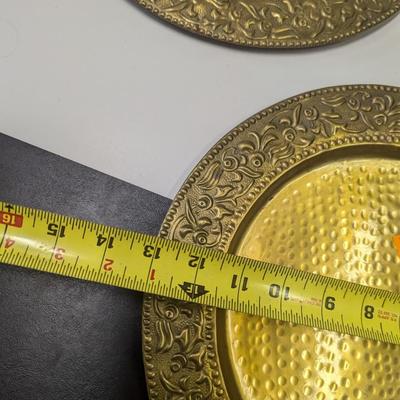 Brass Cake Plates
