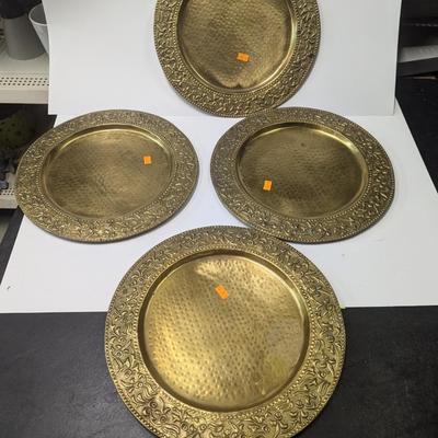 Brass Cake Plates